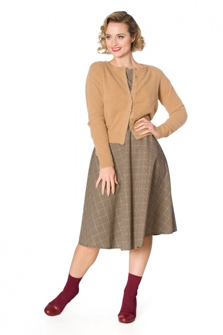 banned cozy brown cardigan