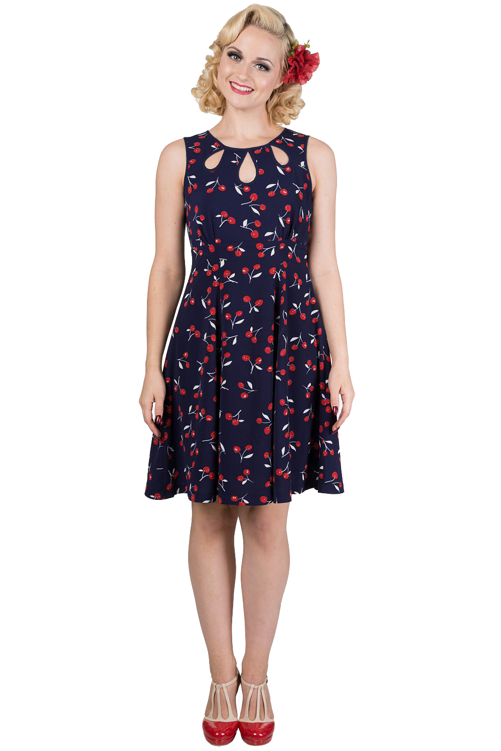 Banned Summer Romance Dress | 1940s Retro Cherry Dresses