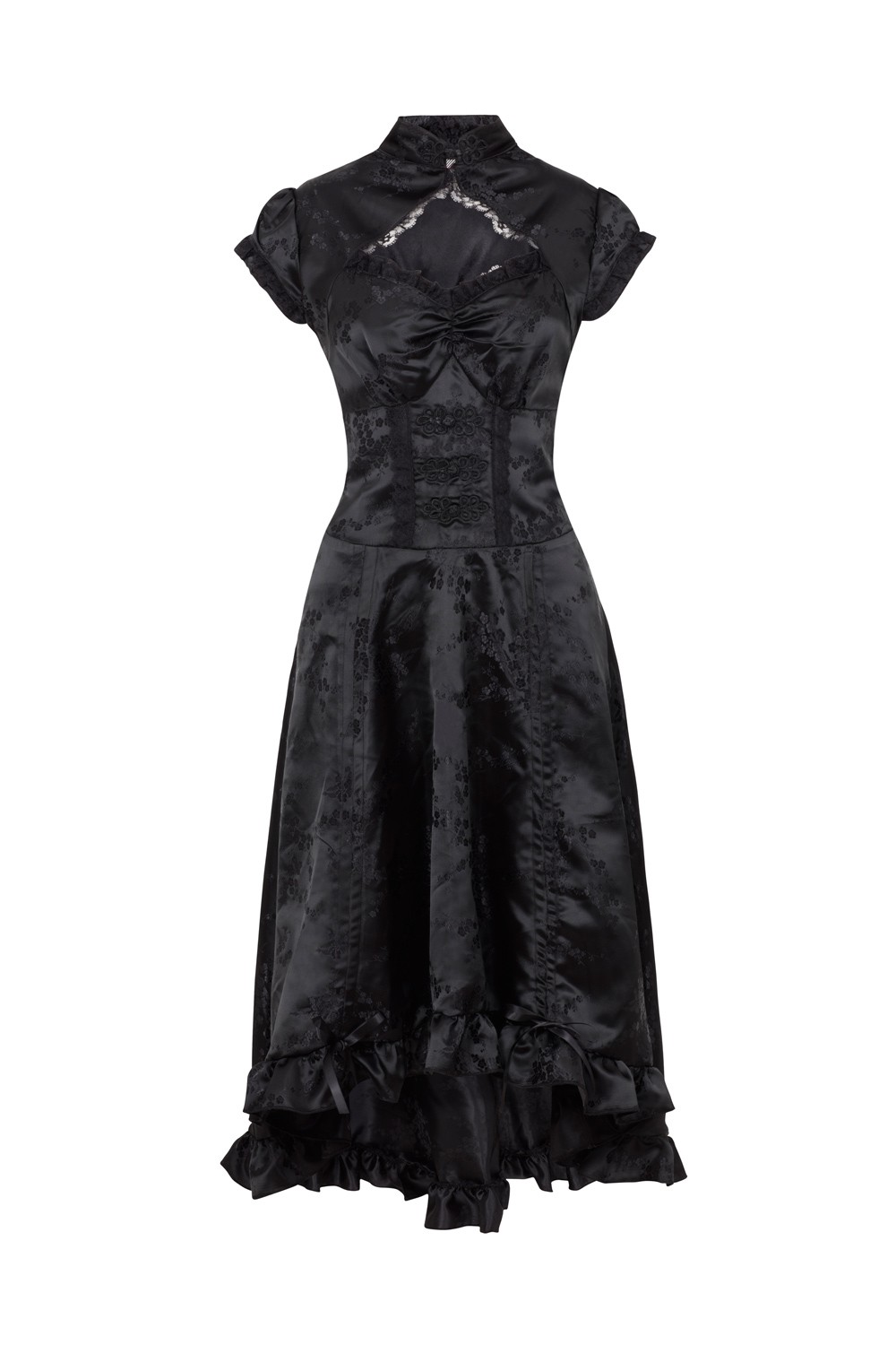 Jawbreaker Momento Mori Gothic Prom Dress | Goth Emo Maxi Dresses ...