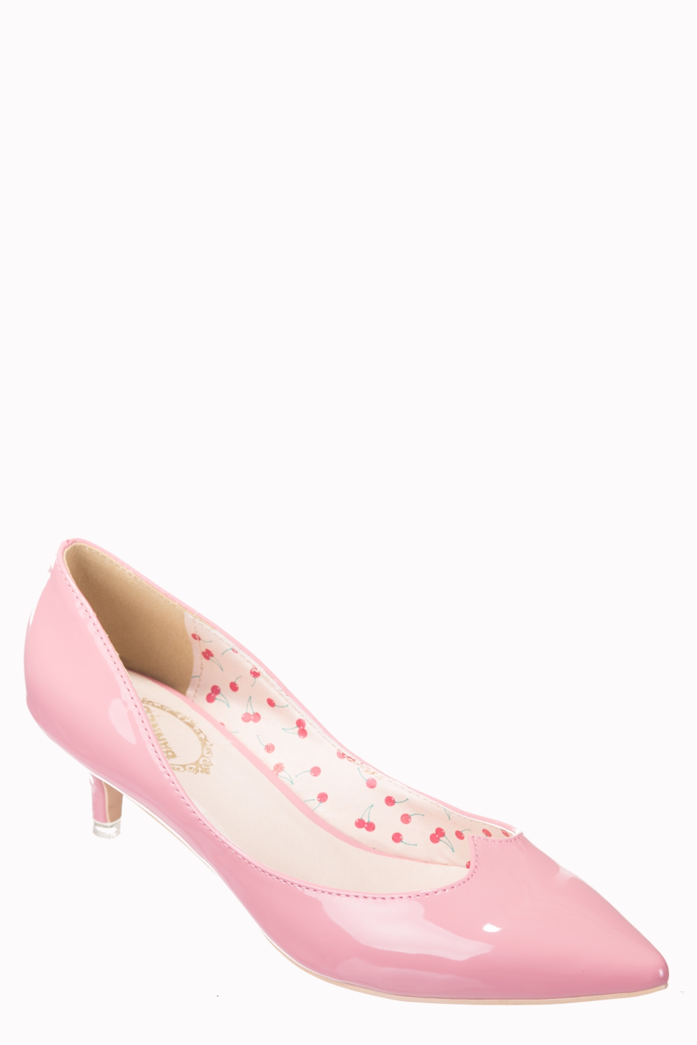 Banned 1940s Pink Kitten Heels 