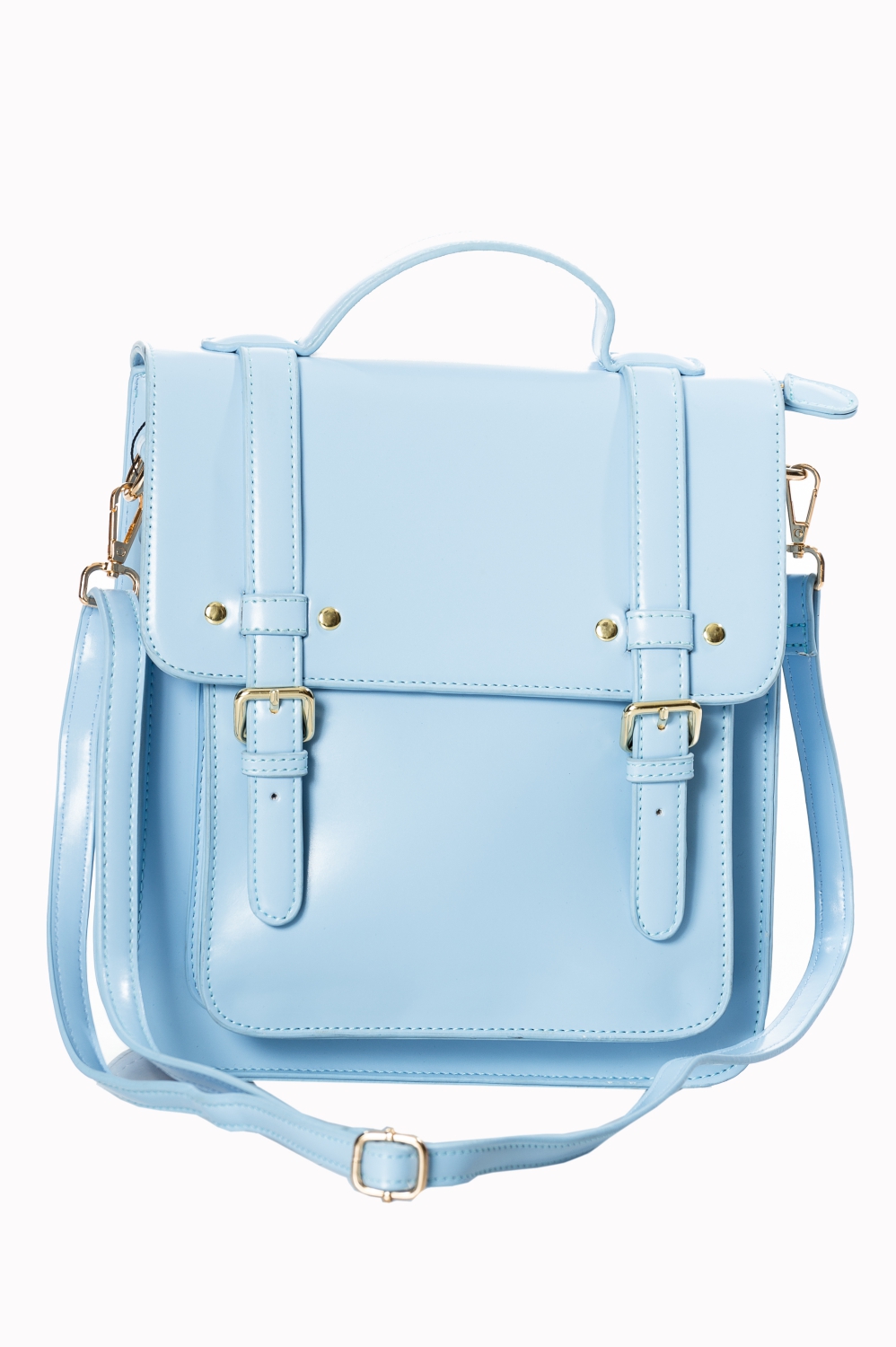 Banned Retro 60s Cohen Baby Blue Handbag