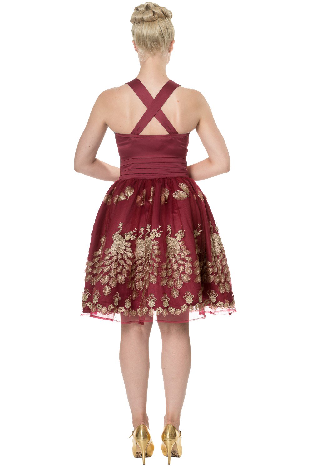 Dancing Days Moonlight Escape Burgundy Prom Dress