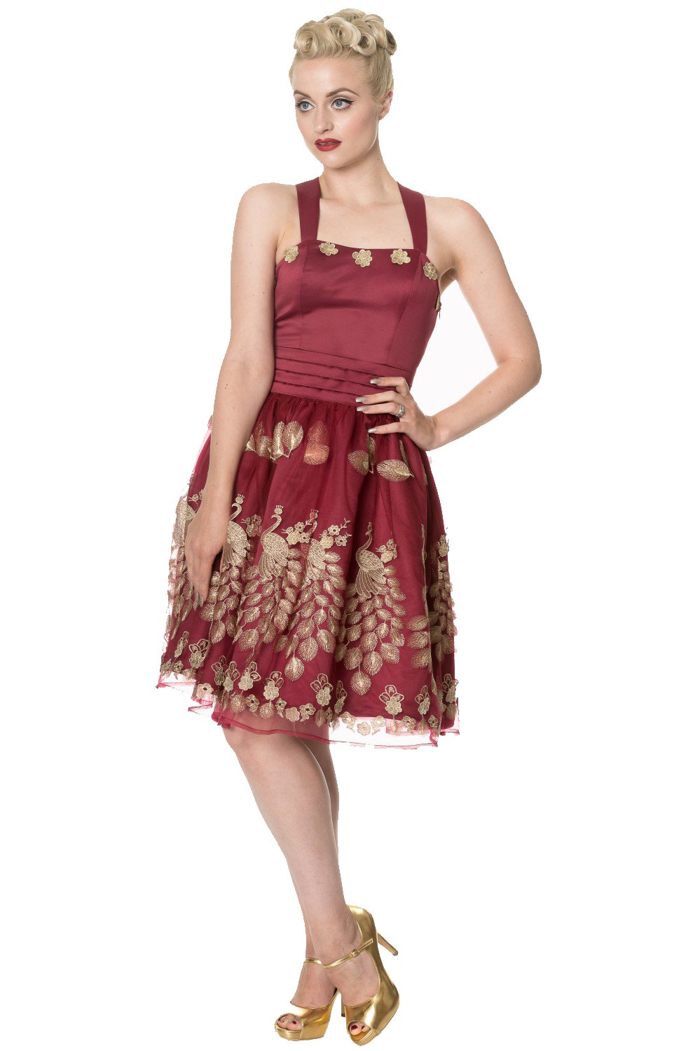 Dancing Days Moonlight Escape Burgundy Prom Dress