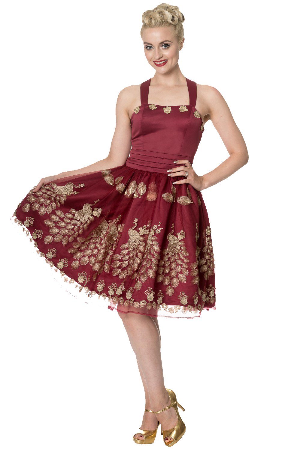 Dancing Days Moonlight Escape Burgundy Prom Dress