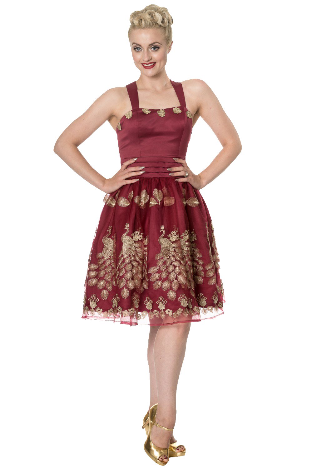 Dancing Days Moonlight Escape Burgundy Prom Dress