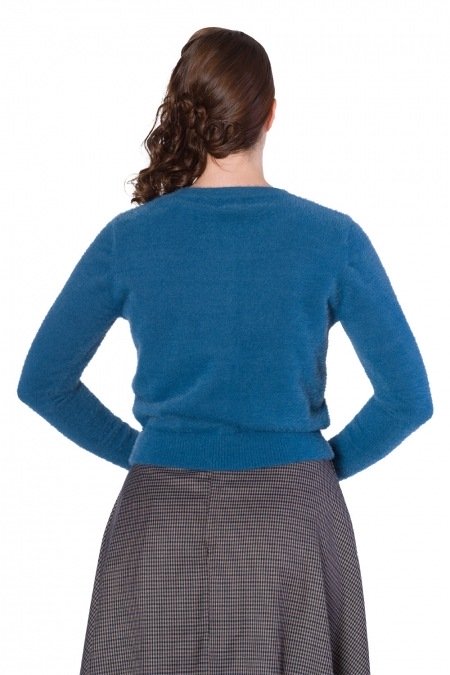 Banned Apparel Cozy Cardigan Turquoise