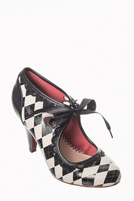 Dancing Days Argyll Monochrome 50s Shoes
