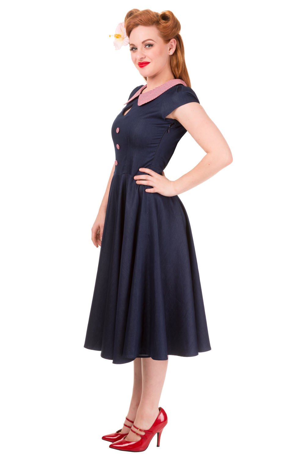 Banned Blueberry Hill Peter Pan 50s Dress