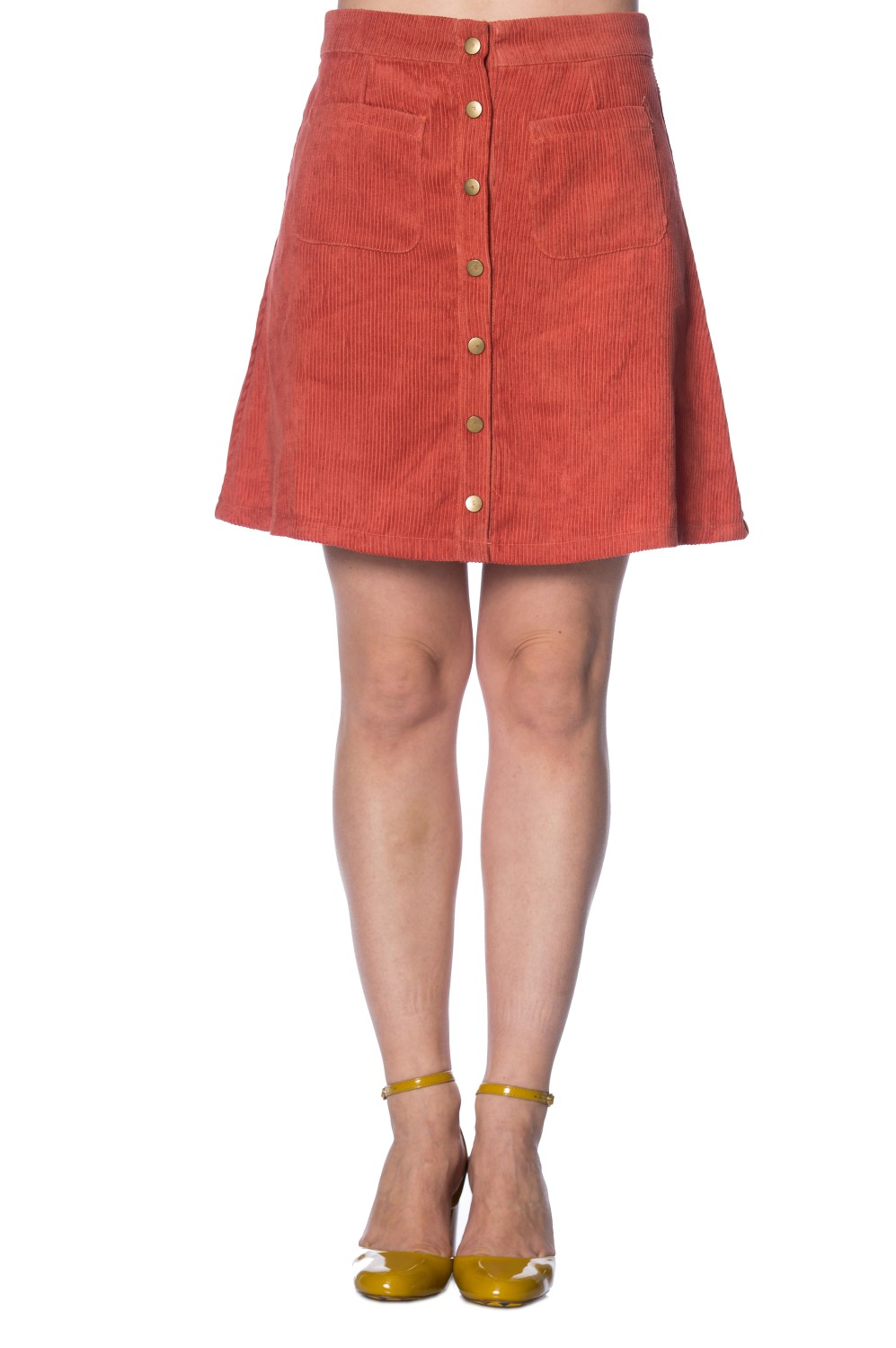 Banned Retro Erica 60s Mini Skirt In Tan