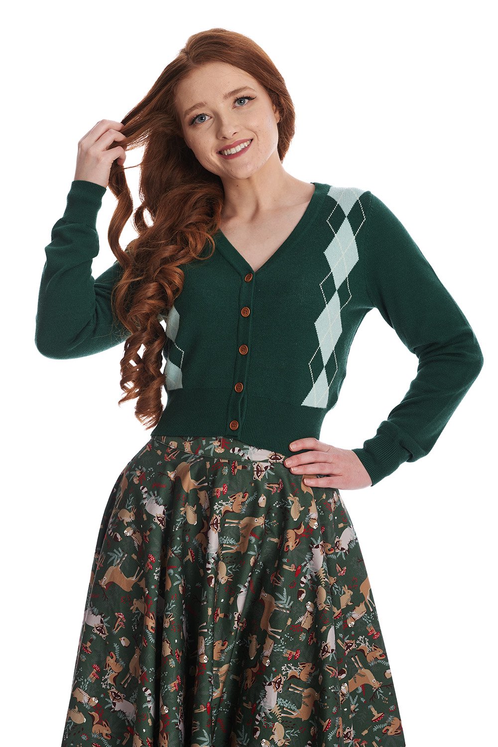 banned-retro-scandi-heritage-cardiigan-in-green