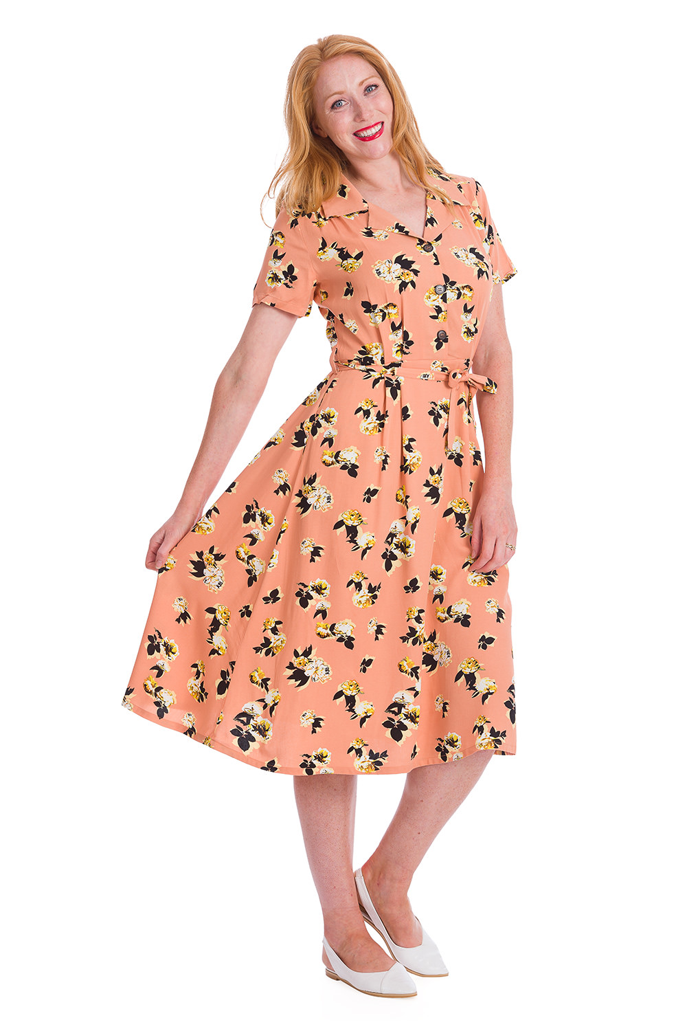 Banned Sweet Tropicana 40s Dress In Orange