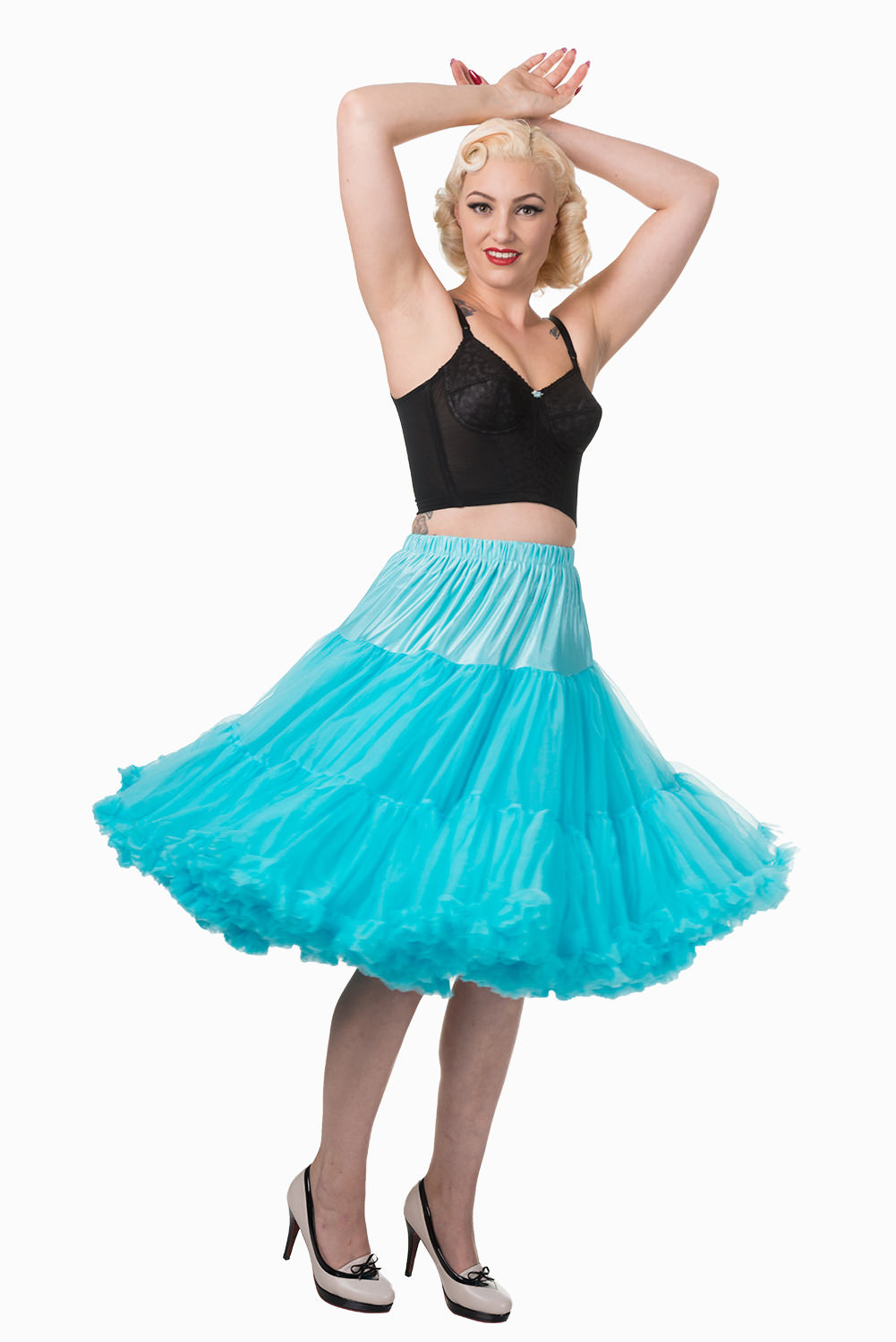 Banned Retro 50s Lizzy Lifeforms Blue Petticoat