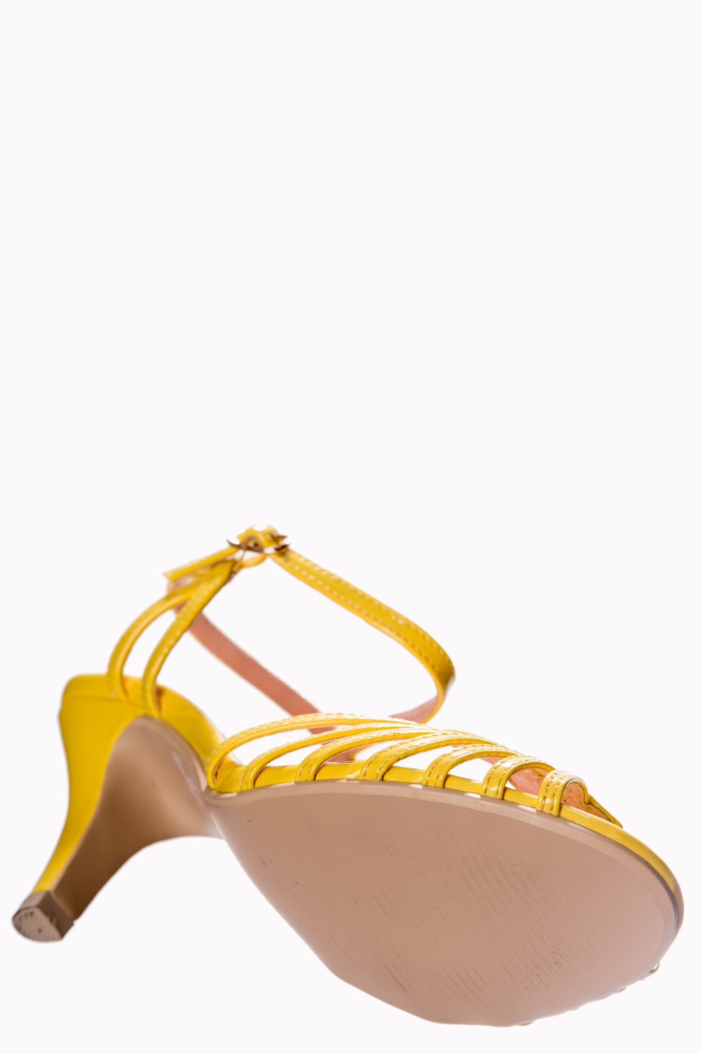 Dancing Days Amelia Yellow 1940s Sandals