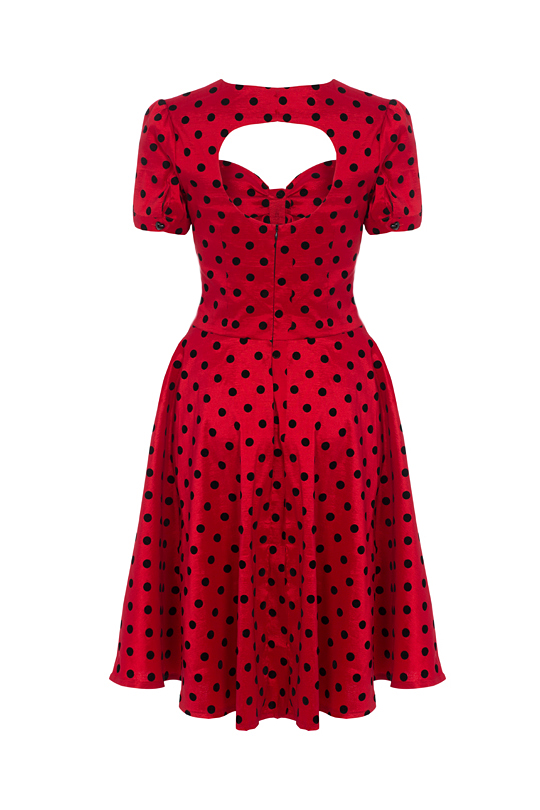 Voodoo Vixen Eliza Polka Dot Dress