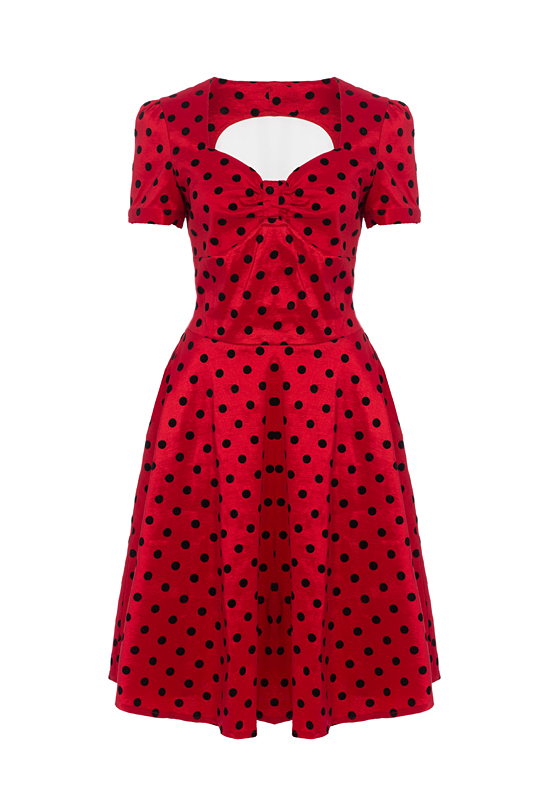 Voodoo Vixen Eliza Polka Dot Dress