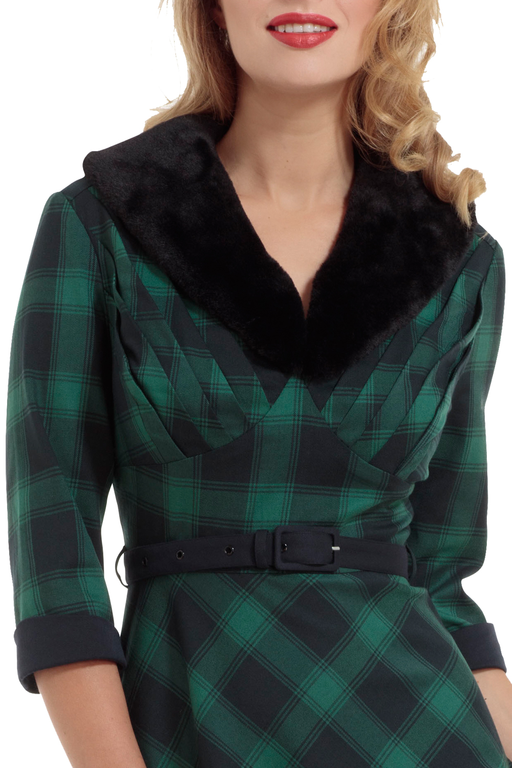 Vixen Lola Tartan Dress