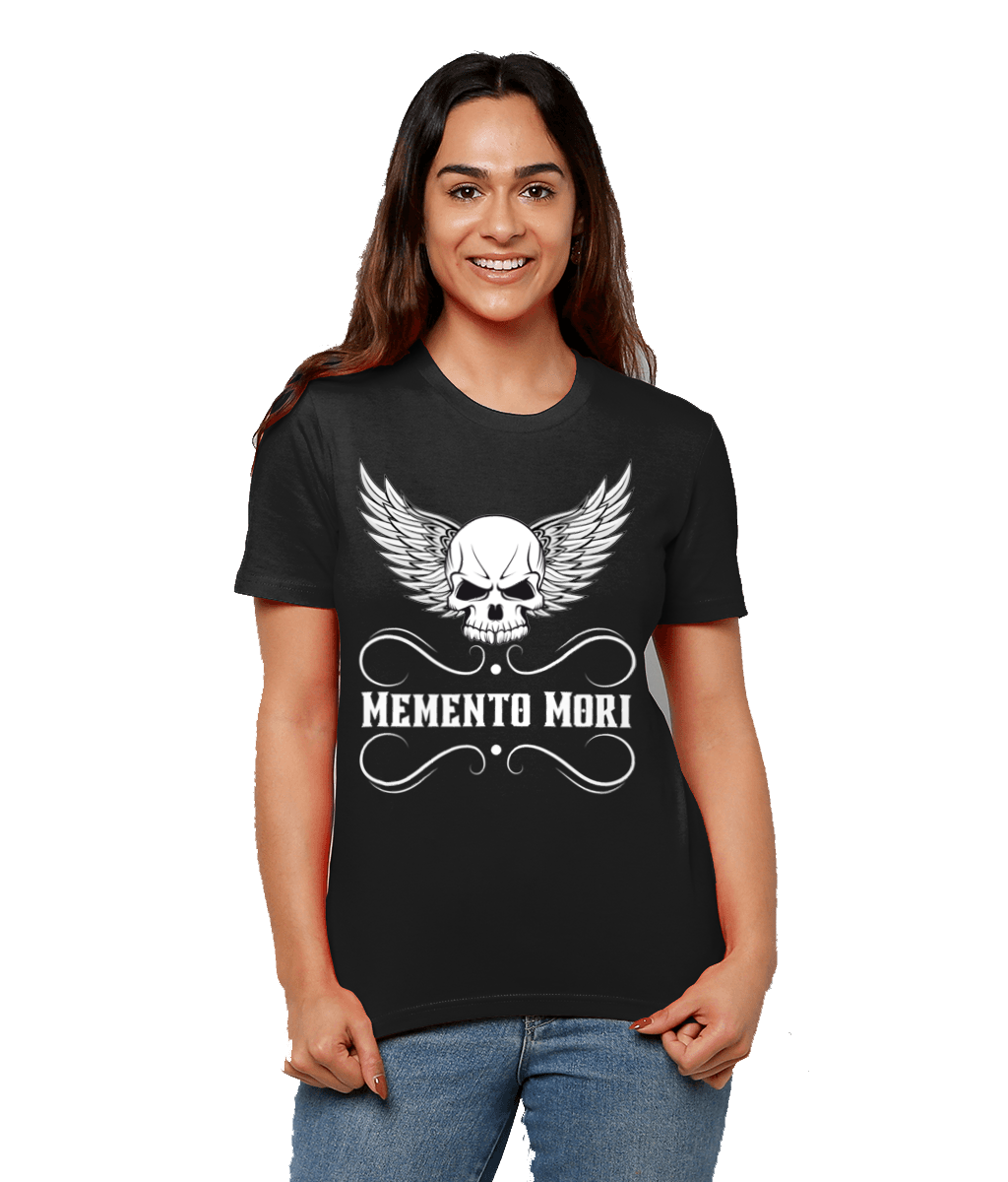 Memento Mori Catholic Black T Shirt