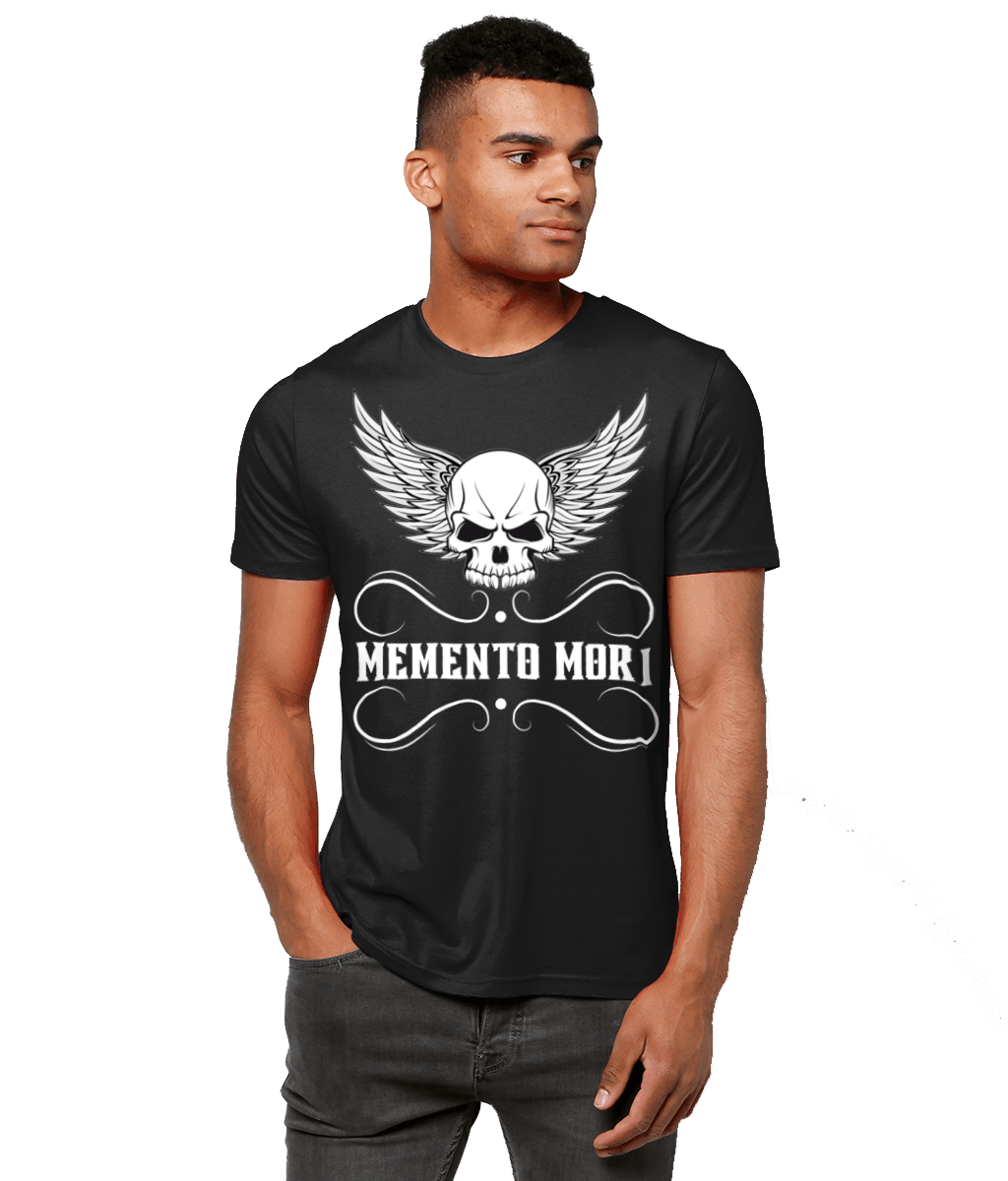 Memento Mori Catholic Black T Shirt