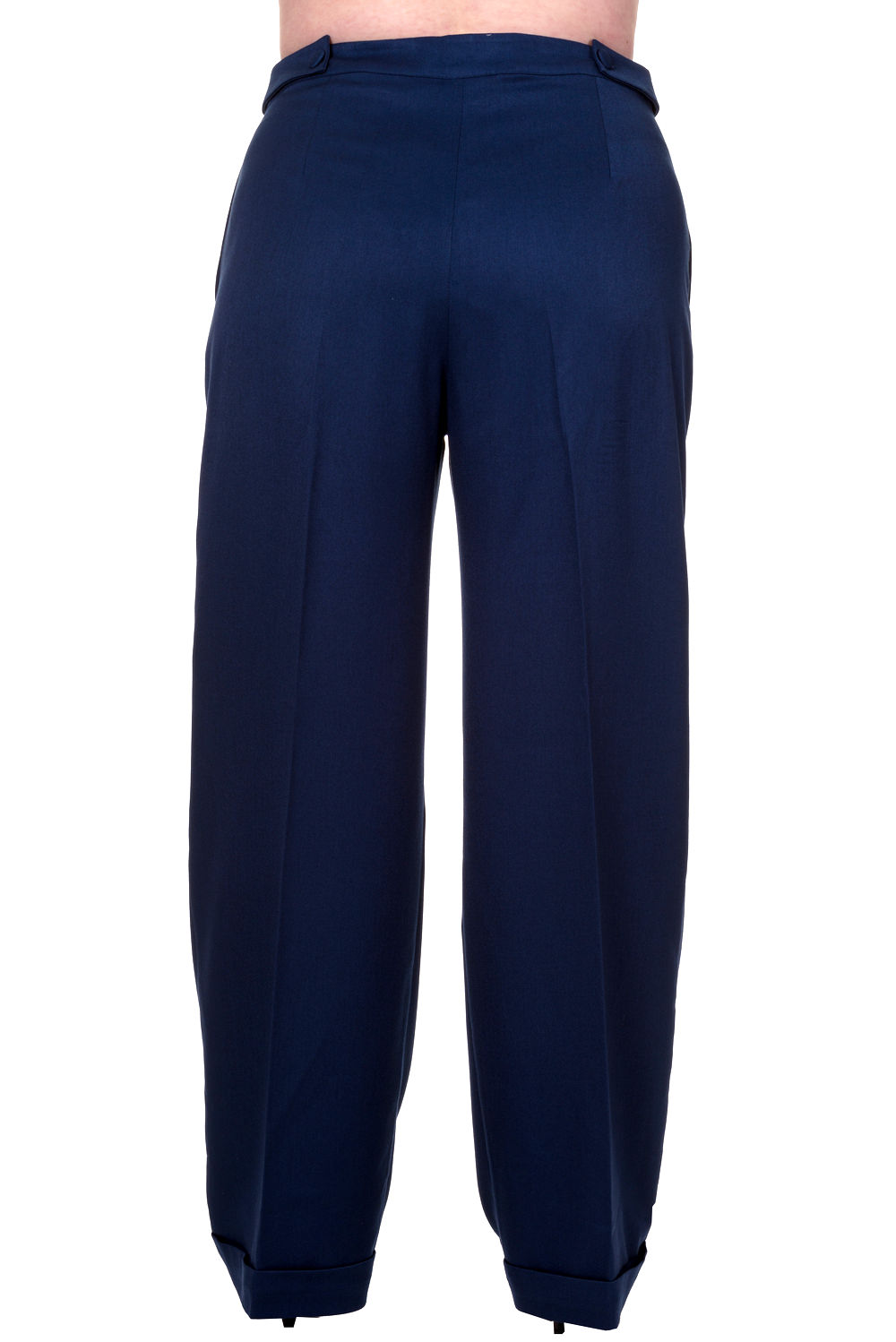 Banned Party On 1940s Navy Plus Size Trousers