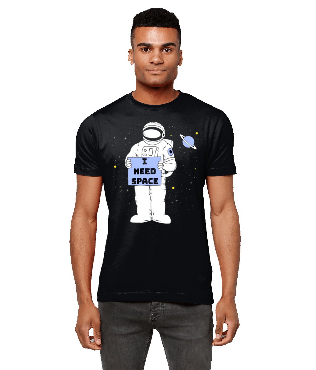 I Need My Space T Shirt In Black