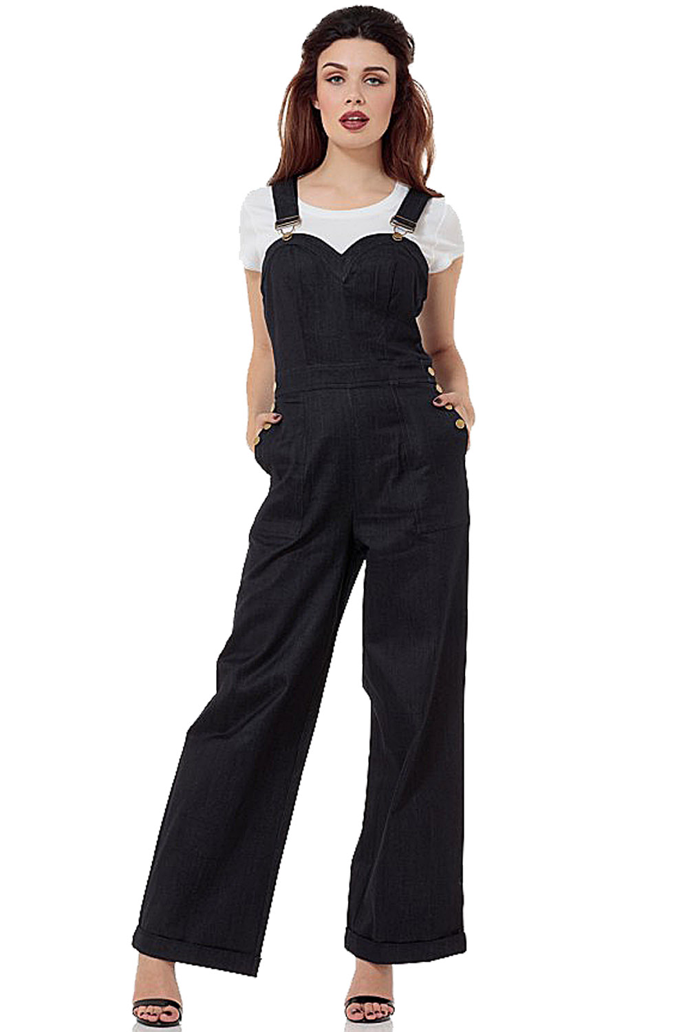 Vixen Rosie The Riverter 40s Sweetheart Jumpsuit