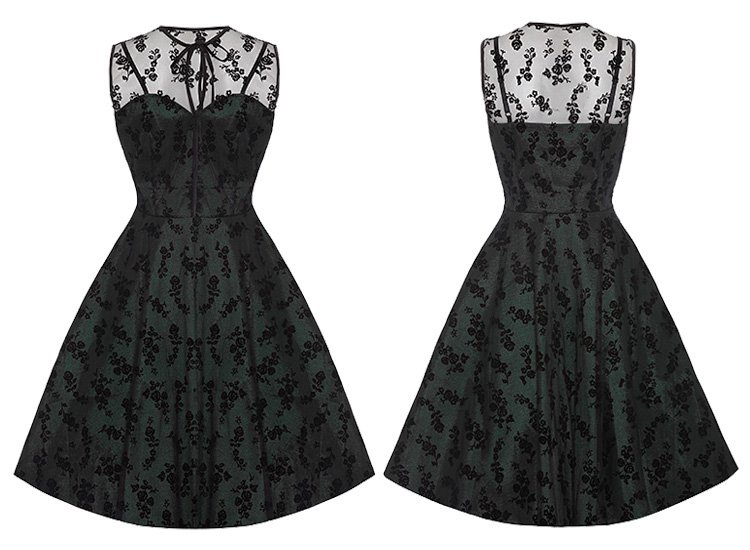 Voodoo Vixen Black Penny Dress